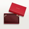 6-Key Key Ring, Must De Cartier – Burgundy Calfskin, Golden Finish – Cartier