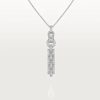 Agrafe Necklace – White Gold, Diamonds – Cartier