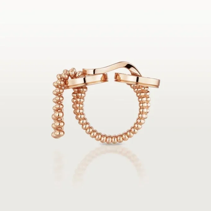 Agrafe Ring, Half-Paved