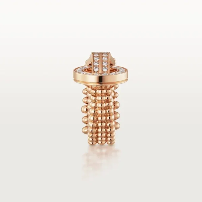 Agrafe Ring, Half-Paved