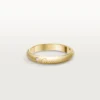 C De Cartier Wedding Band, 3 Mm Width, 1 Diamond