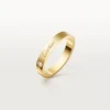 C De Cartier Wedding Band, 3 Mm Width, 1 Diamond