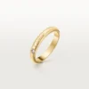 C De Cartier Wedding Band, 3 Mm Width, 1 Diamond