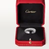 C De Cartier Wedding Band, 4 Mm Width, 1 Diamond