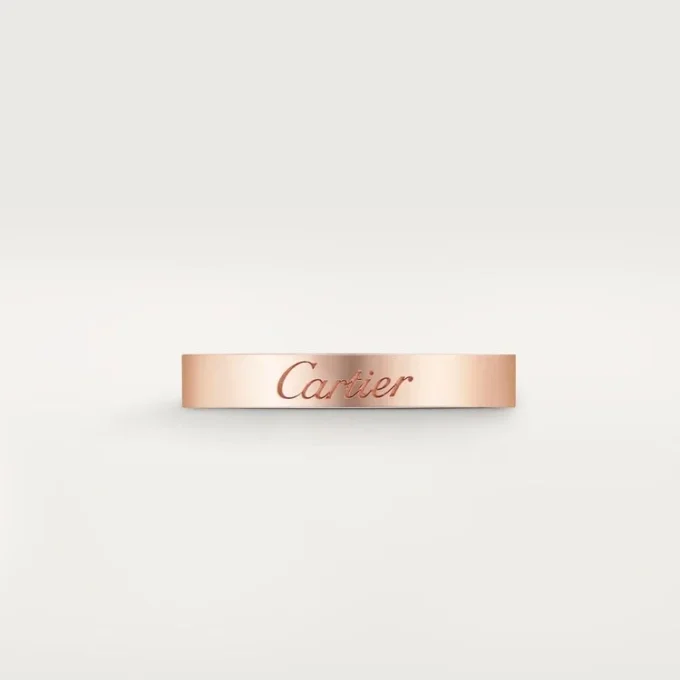 C De Cartier Wedding Band – Pink Gold – Cartier C De Cartier Wedding Band – Pink Gold – Cartier
