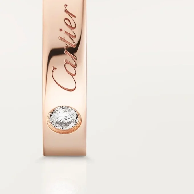 C De Cartier Wedding Band – Pink Gold, Diamond – Cartier C De Cartier Wedding Band – Pink Gold, Diamond – Cartier