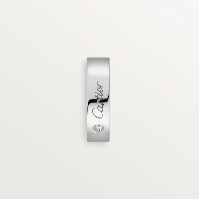 C De Cartier Wedding Band – Platinum, Diamond – Cartier C De Cartier Wedding Band – Platinum, Diamond – Cartier