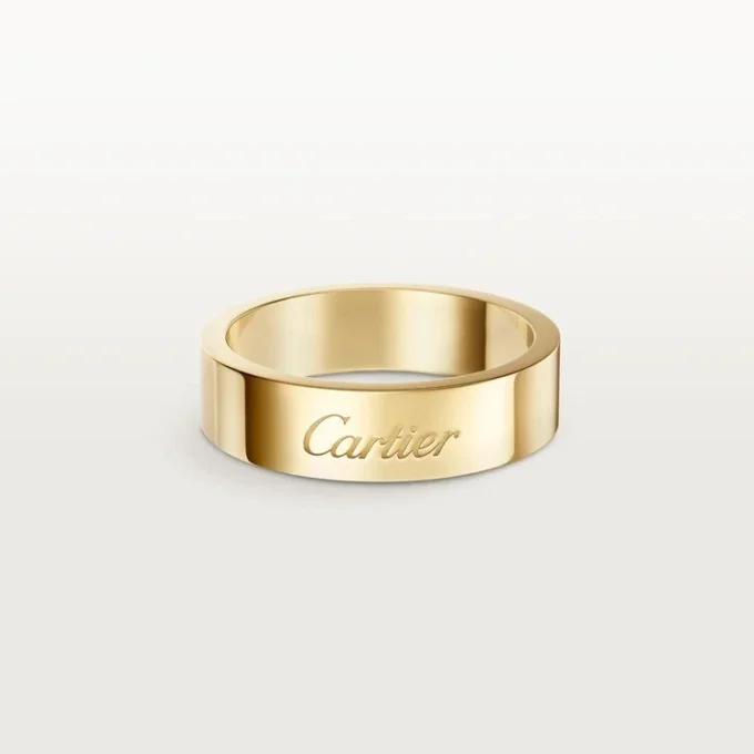 C De Cartier Wedding Ring, 5 Mm Width C De Cartier Wedding Ring, 5 Mm Width