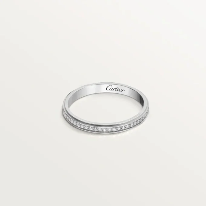 Cartier D’amour Wedding Band – Platinum, Diamonds – Cartier Cartier D’amour Wedding Band – Platinum, Diamonds – Cartier