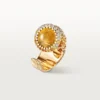 Cartier Libre Polymorph Ring, Chalcedony, Diamonds