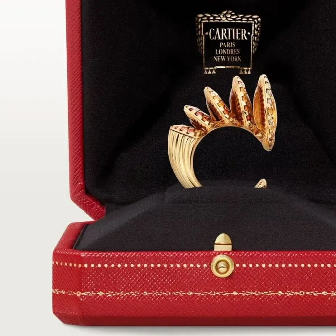 Cartier Libre Polymorph Ring, Chalcedony, Diamonds