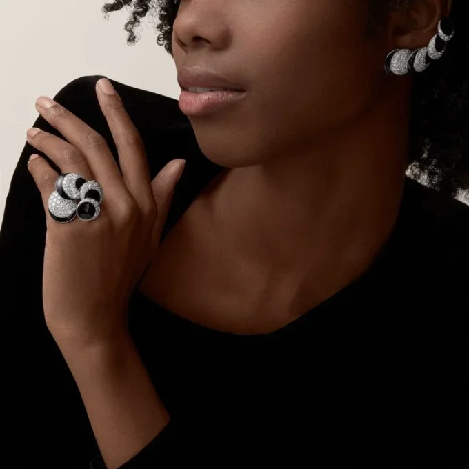 Cartier Libre Polymorph Ring, Onyx, Transformable