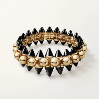 Clash De Cartier Bracelet, Flexible, Extra-Large Model, Onyx