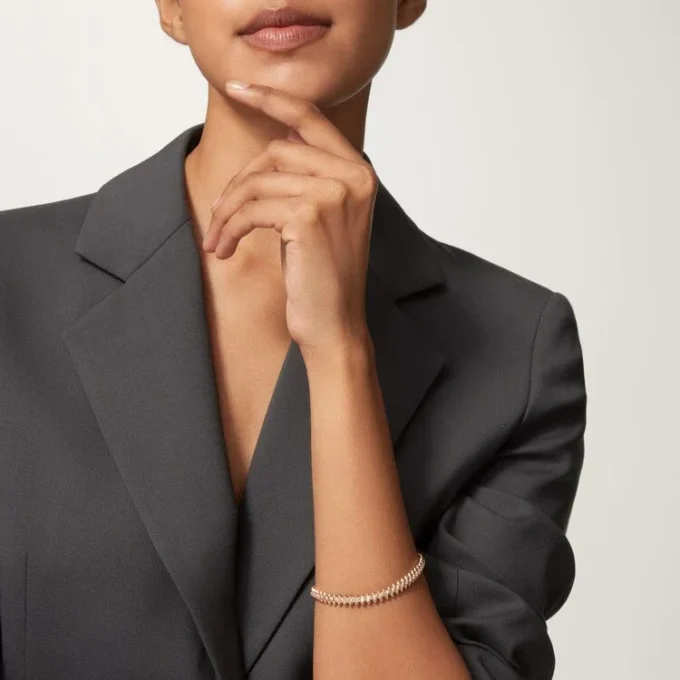 Clash De Cartier Bracelet, Flexible, Small Model, Paved