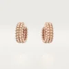 Clash De Cartier Hoop Earrings, Double Row Clash De Cartier Hoop Earrings, Double Row