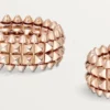 Clash De Cartier Hoop Earrings, Double Row Clash De Cartier Hoop Earrings, Double Row