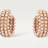 Clash De Cartier Hoop Earrings, Double Row Clash De Cartier Hoop Earrings, Double Row