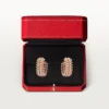 Clash De Cartier Hoop Earrings, Double Row Clash De Cartier Hoop Earrings, Double Row