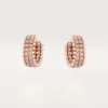 Clash De Cartier Hoop Earrings, Double Row, Paved Clash De Cartier Hoop Earrings, Double Row, Paved
