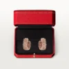 Clash De Cartier Hoop Earrings, Double Row, Paved Clash De Cartier Hoop Earrings, Double Row, Paved
