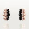 Clash De Cartier Hoop Earrings, Onyx, Extra-Large Model, Diamonds Clash De Cartier Hoop Earrings, Onyx, Extra-Large Model, Diamonds