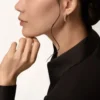 Clash De Cartier Hoop Earrings, Small Model, Paved Clash De Cartier Hoop Earrings, Small Model, Paved