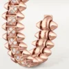 Clash De Cartier Hoop Earrings, Small Model, Paved Clash De Cartier Hoop Earrings, Small Model, Paved