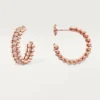 Clash De Cartier Hoop Earrings, Small Model, Paved Clash De Cartier Hoop Earrings, Small Model, Paved