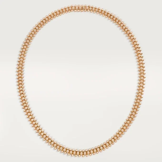 Clash De Cartier Necklace, Flexible, Small Model, Paved Clash De Cartier Necklace, Flexible, Small Model, Paved