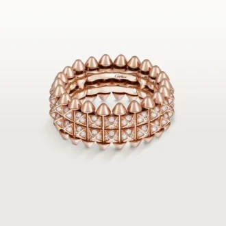 Clash De Cartier Ring, Double Row, Paved