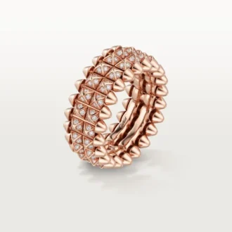 Clash De Cartier Ring, Double Row, Paved