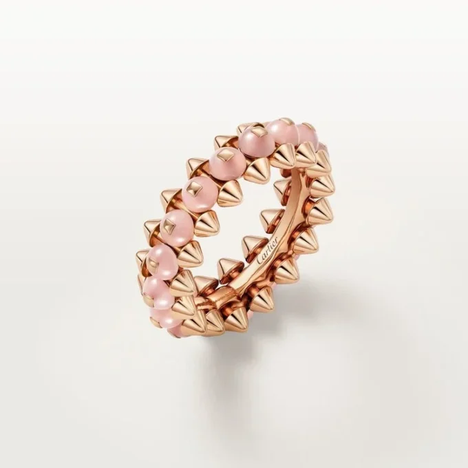 Clash De Cartier Ring, Pink Chalcedony Clash De Cartier Ring, Pink Chalcedony