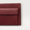 Coin/Banknote/Burgundy Calfskin, Golden Finish – Cartier