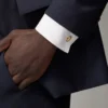 Cufflinks with Spring Motif