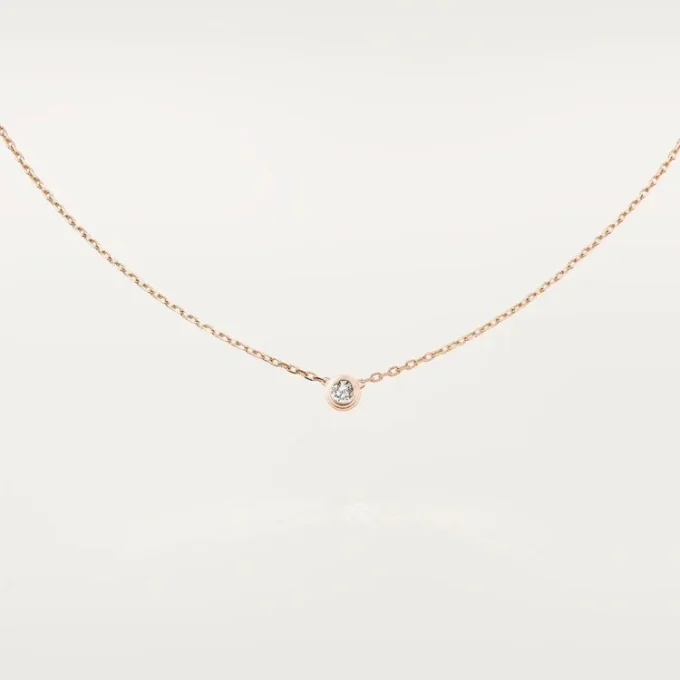Diamants Legers Necklace, Lm – Pink Gold, Diamond – Cartier Diamants Legers Necklace, Lm – Pink Gold, Diamond – Cartier
