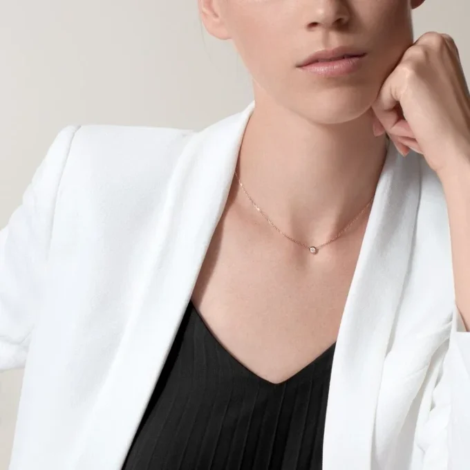 Diamants Legers Necklace, Lm – Pink Gold, Diamond – Cartier Diamants Legers Necklace, Lm – Pink Gold, Diamond – Cartier