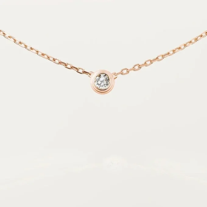 Diamants Legers Necklace, Lm – Pink Gold, Diamond – Cartier Diamants Legers Necklace, Lm – Pink Gold, Diamond – Cartier