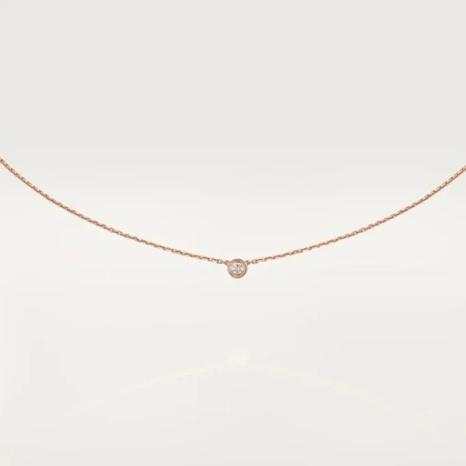 Diamants Legers Necklace Xs – Rose Gold, Diamond – Cartier Diamants Legers Necklace Xs – Rose Gold, Diamond – Cartier