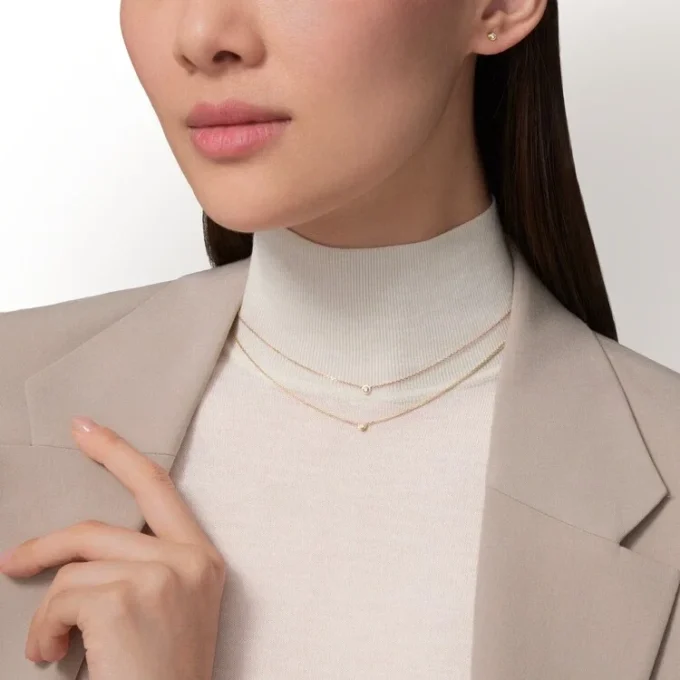 Diamants Legers Necklace Xs – Rose Gold, Diamond – Cartier Diamants Legers Necklace Xs – Rose Gold, Diamond – Cartier
