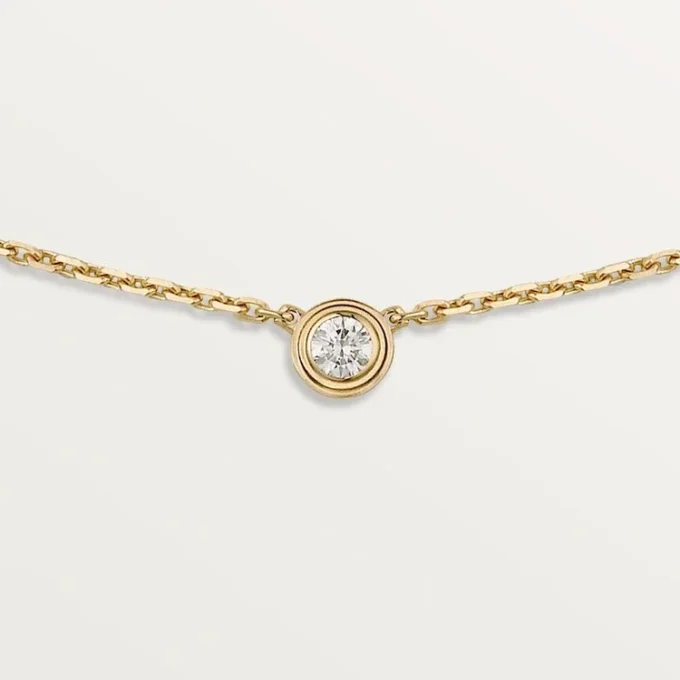 Diamants Legers Necklace Xs – Yellow Gold, Diamond – Cartier Diamants Legers Necklace Xs – Yellow Gold, Diamond – Cartier