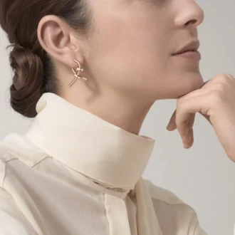Ecrou De Cartier Right Earring – Rose Gold, Diamonds – Cartier