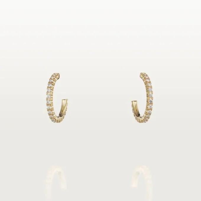 Etincelle De Cartier Earrings – Yellow Gold, Diamonds – Cartier Etincelle De Cartier Earrings – Yellow Gold, Diamonds – Cartier