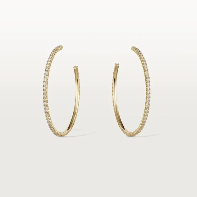 Etincelle De Cartier Earrings – Yellow Gold, Diamonds – Cartier Etincelle De Cartier Earrings – Yellow Gold, Diamonds – Cartier