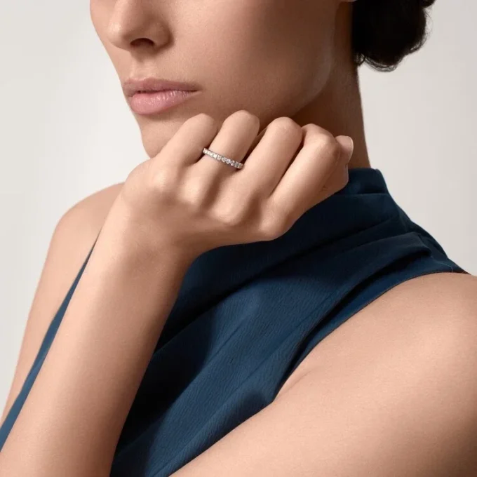 Etincelle De Cartier Wedding Band – Platinum, Diamonds – Cartier