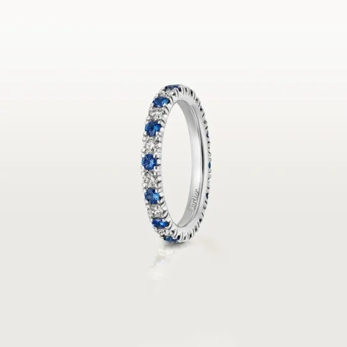 Etincelle De Cartier Wedding Band – Platinum, Sapphires, Diamonds – Cartier Etincelle De Cartier Wedding Band – Platinum, Sapphires, Diamonds – Cartier