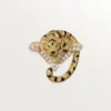Faune Et Flore De Cartier Brooch, Yellow, Orange and Brown Diamonds, Paved