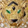 Faune Et Flore De Cartier Brooch, Yellow, Orange and Brown Diamonds, Paved