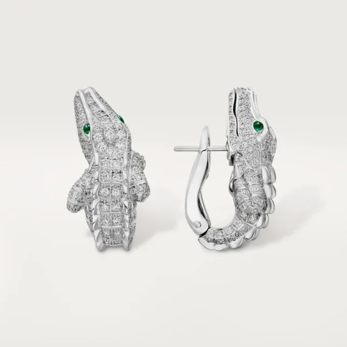 Faune Et Flore De Cartier Earrings, Paved Faune Et Flore De Cartier Earrings, Paved