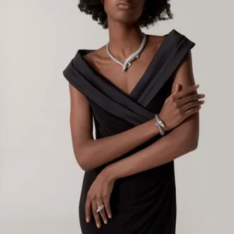 Faune Et Flore De Cartier Necklace, Paved