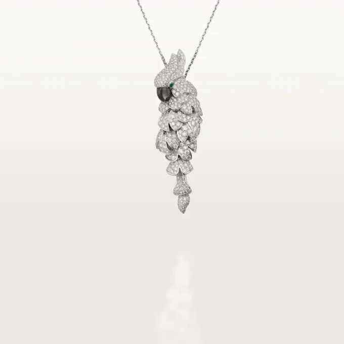 Faune Et Flore De Cartier Necklace, Paved